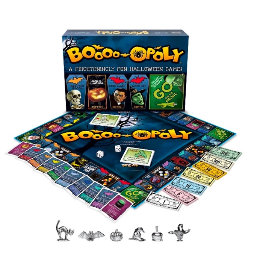 Booo-opoly Spooky Board Game - Blue and Green